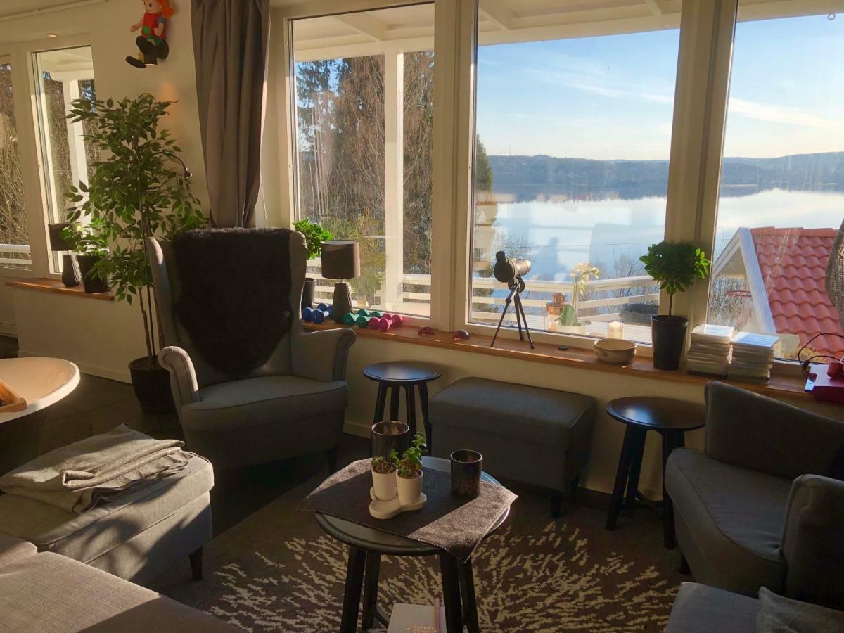 Lovely Studio Apartment Seaview & Private Sauna Lerum Buitenkant foto